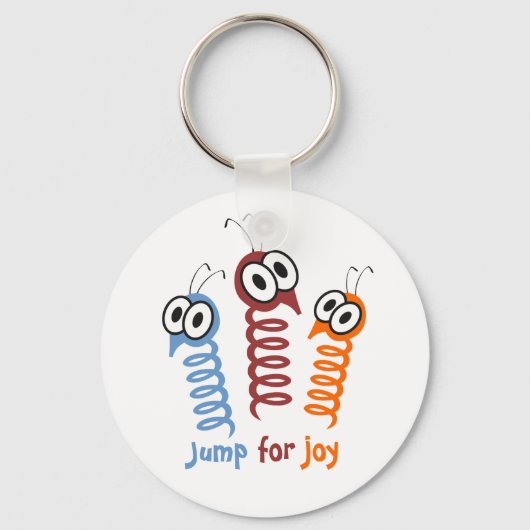 Porte-clés Jote Jump de joie citer drôle (Recto)