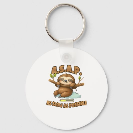Porte-clés Jote Sloth ASAP � Aussi Lent Que Possible T-Sh Cla (Recto)