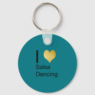 Porte-clés Jouant Élégant I Heart Salsa Danser