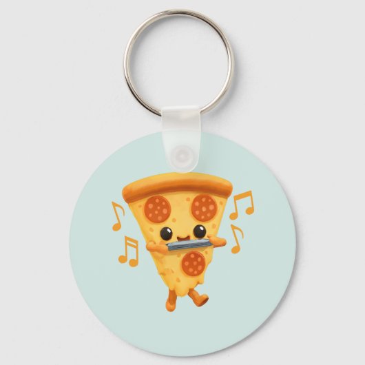 Porte-clés Jouer à trancher une corbeille harmonique (Recto)