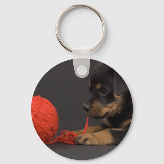 Porte-clés Jouer au chiot 6 (Recto)