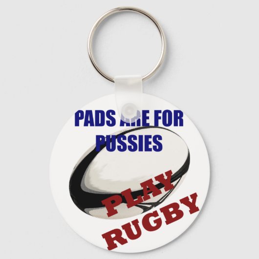 Porte-clés Jouer au rugby (Recto)