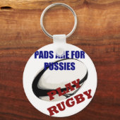 Porte-clés Jouer au rugby (Recto)