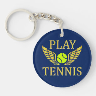 Porte-clés Jouer au tennis