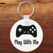 Porte-clés Jouer avec moi jeu vidéo (Recto)