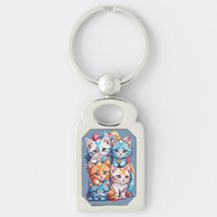 Porte-clés Jouer Cute Kawaii Kitties