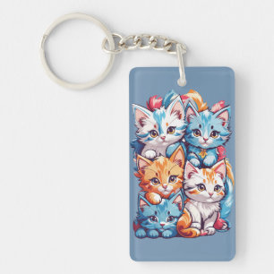 Porte-clés Jouer Cute Kawaii Kitties
