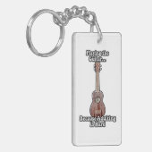 Porte-clés Jouer de la guitare parce que l'adultère est diffi (Devant gauche)