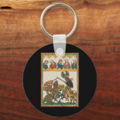 Porte-clés Jouer Des Chevaliers À Un Tournoi (Recto)