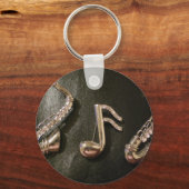 Porte-clés Jouer une note musicale sur ce Saxaphone (Recto)