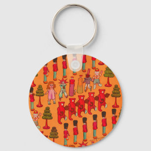 Porte-clés Jouet de Noël vintage Enfants Jouent