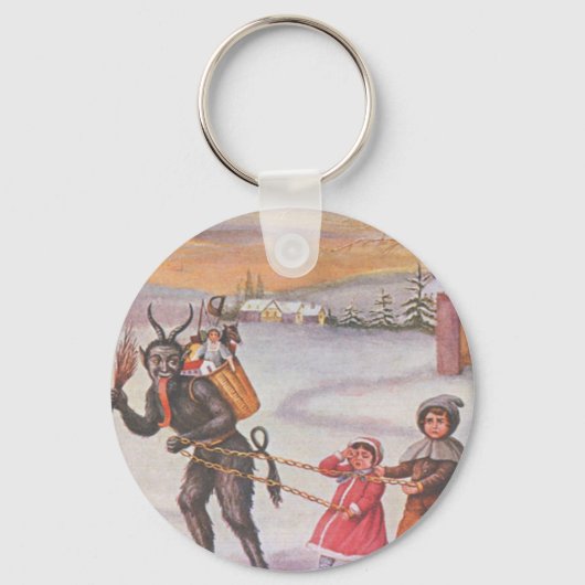 Porte-clés Jouets volants Krampus et enfants (Recto)