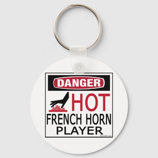 Porte-clés Joueur chaud français Horn (Recto)