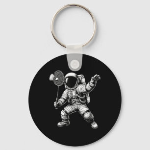 Porte-clés Joueur de badminton de l'astronaute spatial Navett