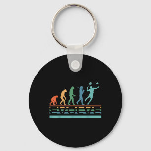 Porte-clés Joueur de badminton évolué drôle et ringard Évolut