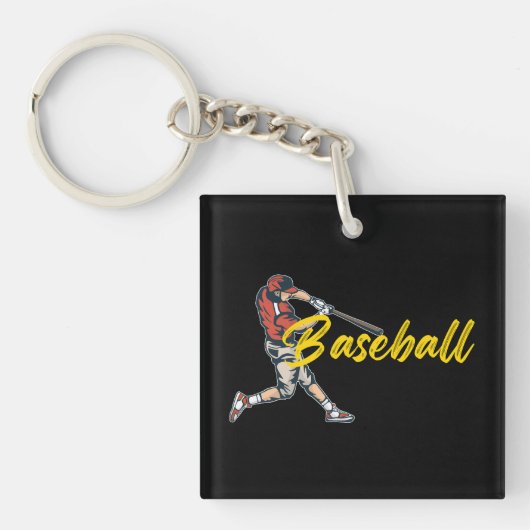 Porte-clés Joueur de baseball (Devant)