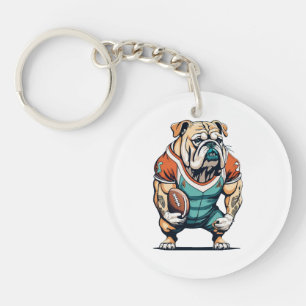 Porte-clés Joueur de basket-ball Amoureux des chiens