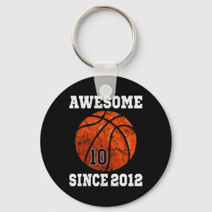 Porte-clés Joueur de basketball 10e anniversaire 10 ans Vinta