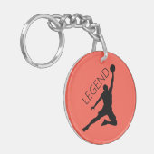 Porte-clés Joueur de basketball Silhouette (Devant gauche)