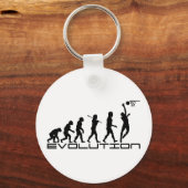 Porte-clés Joueur de basketball Sport Evolution Art (Recto)