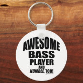 Porte-clés Joueur de basse génial (Recto)
