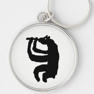 Porte-clés Joueur de cannelure d'ours