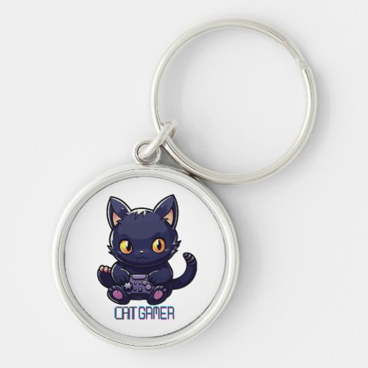 Porte-clés Joueur de chat (Devant)