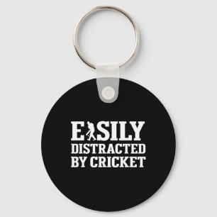 Porte-clés Joueur de cricket vintage drôle 1