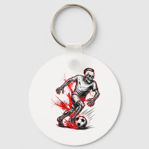 Porte-clés Joueur de football squelette - Fantôme effrayant d