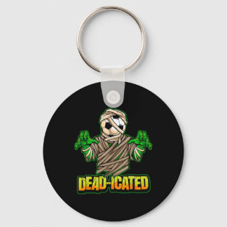 Porte-clés Joueur de football Zombie Football effrayant Hallo