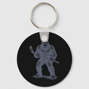 Porte-clés Joueur de hockey masculin Bigfoot Jeunes garçons d