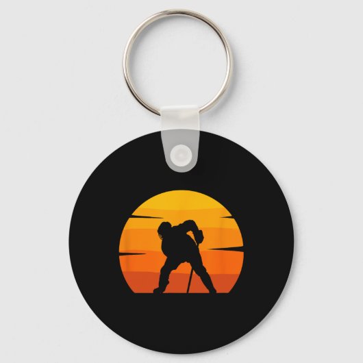 Porte-clés Joueur de hockey sur glace Cadeau 10 (Recto)