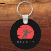 Porte-clés Joueur de hockey sur glace Cadeau 6 (Recto)