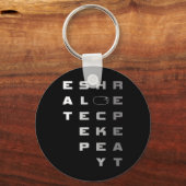 Porte-clés Joueur de hockey sur glace Cadeau 7 (Recto)