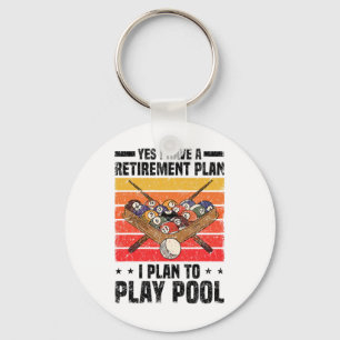 Porte-clés Joueur de la souris de billard de piscine 7