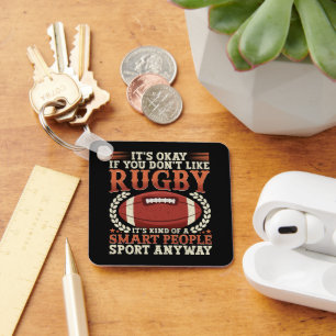 Porte-clés Joueur De Rugby Type De Gens Intelligents Sport Dr