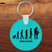 Porte-clés joueur de saxophone (Recto)