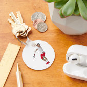 Porte-clés Joueur de tennis en service