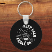 Porte-clés Joueur de violon drôle (Recto)