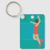 Porte-clés Joueur de volley-ball (Recto)