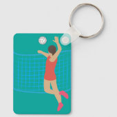 Porte-clés Joueur de volley-ball (Verso)