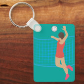 Porte-clés Joueur de volley-ball (Recto)