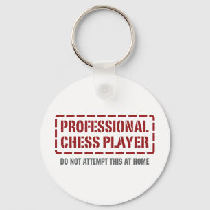 Porte-clés Joueur d'échecs professionnel