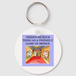 Porte-clés joueur en double de jeu de pont
