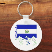 Porte-clés Joueurs de football - El Salvador (Recto)