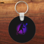 Porte-clés Joueuse Badminton Badminton Womens Squash Shuttle (Recto)