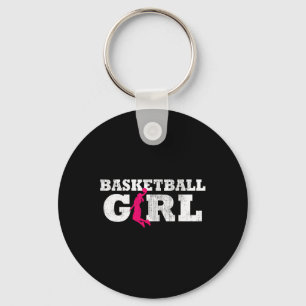 Porte-clés Joueuse de basket-ball Silhouette Sport Cadeau