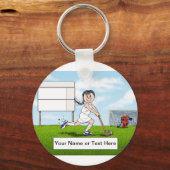 Porte-clés Joueuse de hockey sur gazon - Femme (Recto)