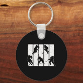 Porte-clés Joueuse De Hockey Sur Glace Pour Hommes Femmes Jou (Recto)