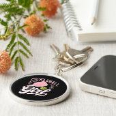 Porte-clés Joueuse de pickleball fille (Côté)